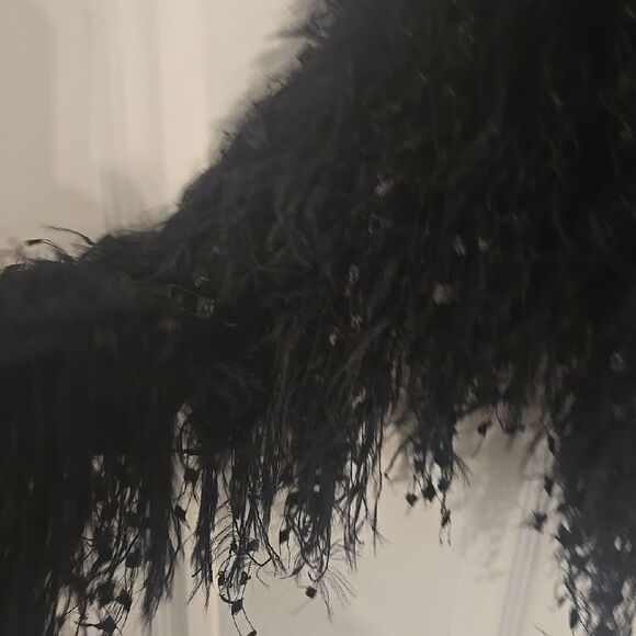 Elegant Black Fuzzy Sweater - Picture 4 of 6